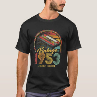 T-shirt Vintage 1953 Cassette rétro 1953 69e anniversaire 