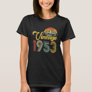 T-shirt Vintage 1953 T Chemise Joyeux 70e Anniversaire Rét