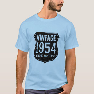 T-shirt Vintage 1954, âge à la perfection tee - shirt po