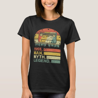 T-shirt Vintage 1955 Homme Mythe Légende 65e Anniversaire