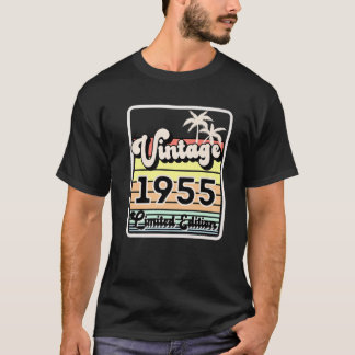 T-shirt Vintage 1955 Limited Edition 67E Anniversaire Don