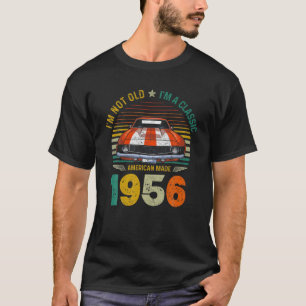 T-shirt Vintage 1956 Voiture 65E Anniversaire Je Ne Suis P