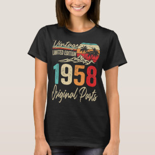 T-shirt Vintage 1958 Parties originales 64e anniversaire
