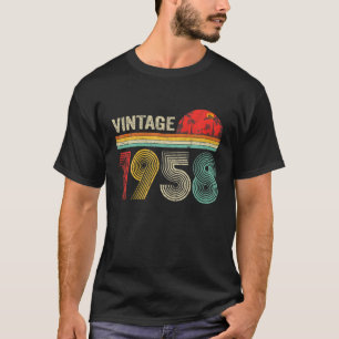 T-shirt Vintage 1958 Perturbé 63E Cadeaux Anniversaires 6