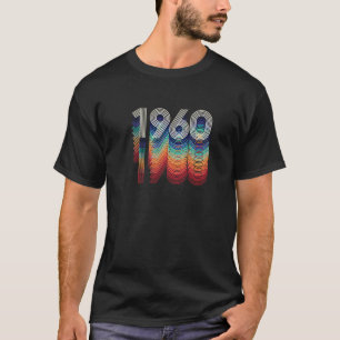 T-shirt Vintage 1960 60E Anniversaire Cadeau Retro