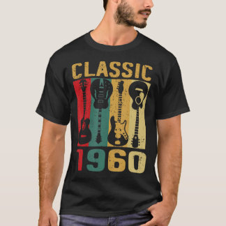 T-shirt Vintage 1960 Chemise Funny 60E Cadeau Anniversaire