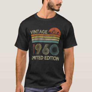 T-shirt Vintage 1960 Édition Limitée 62E Anniversaire 62 A