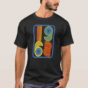 T-shirt Vintage 1962 60e anniversaire mari femme Retro 202