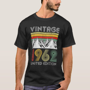 T-shirt Vintage 1962 61ème anniversaire de fête garçons fi