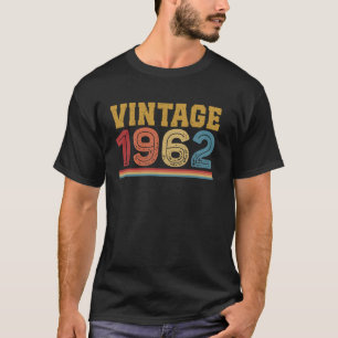 T-shirt Vintage 1962 62e anniversaire 62 ans Femmes de 62