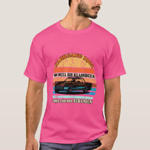 T-shirt Vintage 1962 Classic Car Retro Sunset 60th Age Me