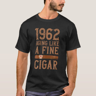 T-shirt Vintage 1962 Vieillissement Comme Un Beau Cigar Dr