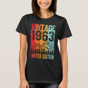 T-shirt Vintage 1963 60 ans 60ème Anniversaire Hommes