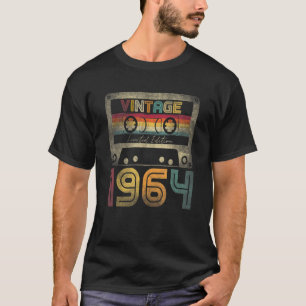 T-shirt Vintage 1964 58ème anniversaire Idées Hommes Femme
