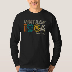 T-shirt Vintage 1964 Limited Edition 61e anniversaire
