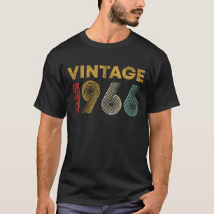 T-shirt Vintage 1966 56e cadeau d'anniversaire 56 ans