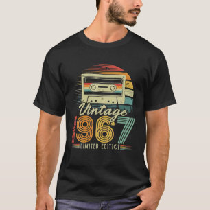 T-shirt Vintage 1967 Cassette rétro 1967 59e anniversaire 