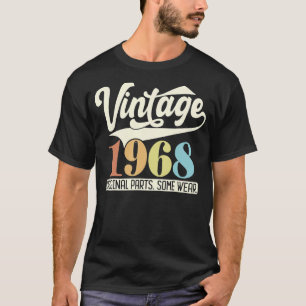 T-shirt Vintage 1968 Pièces d'origine Certaines portent Re