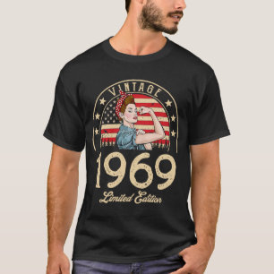 T-shirt Vintage 1969 1969 53e anniversaire 53 ans