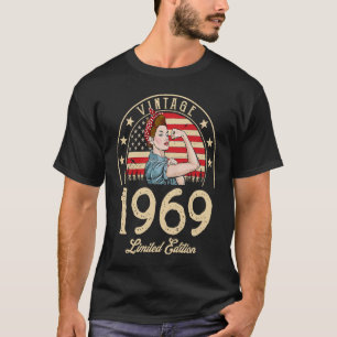 T-shirt Vintage 1969 1969 53e anniversaire 53 ans