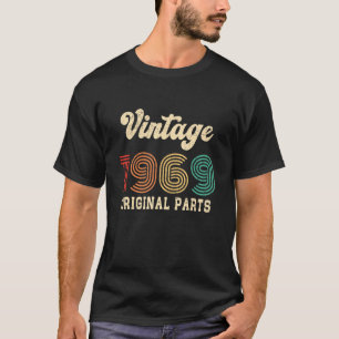 T-shirt Vintage 1969 Pièces d'origine Pièces Vintages Pièc
