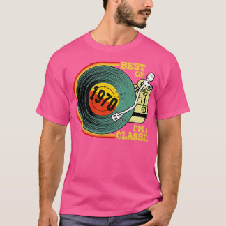 T-shirt Vintage 1970 Anniversaire Chemise Im Classique Ann