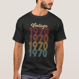 T-shirt Vintage 1970 Limited Edition 53e anniversaire