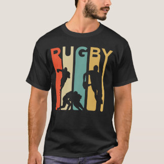 T-shirt Vintage 1970s Style Rugby Rugby Sports Gift  boy