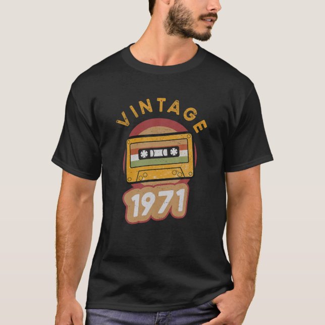 T-shirt Vintage 1971 - 50E (Devant)