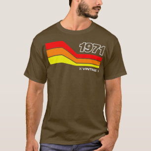 T-shirt Vintage 1971 Retro Motocross dirt bike 50th