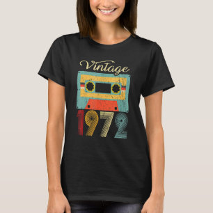 T-shirt Vintage 1972 50ème Anniversaire Hommes Femmes 50 A