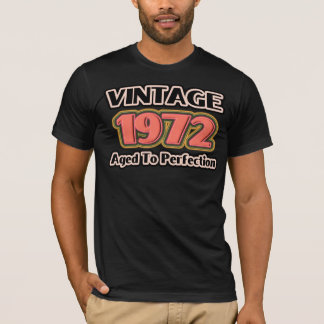 T-shirt Vintage 1972 - Âgé À La Perfection