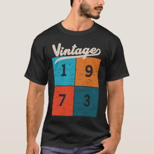 T-shirt Vintage 1973 50 ans 50e anniversaire