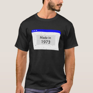 T-shirt Vintage 1973 - 50e Anniversaire Classique Né 1973