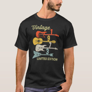 T-shirt Vintage 1973 Cadeaux d'anniversaire Amateurs de gu