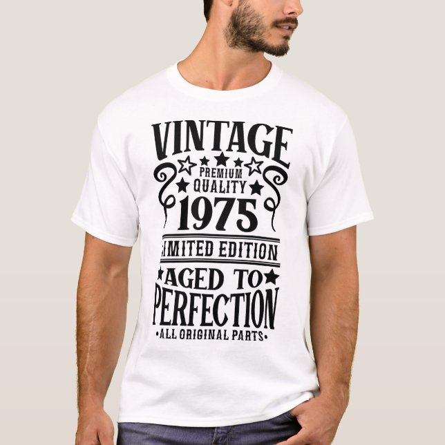 T-shirt Vintage 1975 (Devant)