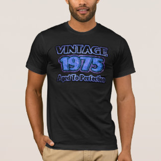 T-shirt Vintage 1975 - Âgé À La Perfection