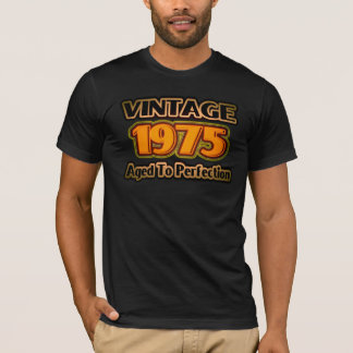 T-shirt Vintage 1975 - Âgé À La Perfection