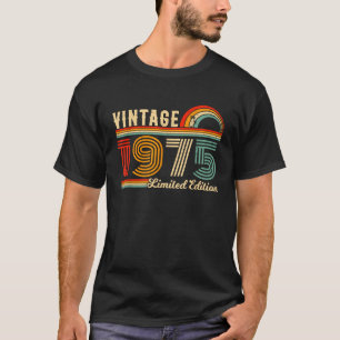 T-shirt Vintage 1975 Édition limitée Année Vintage Classiq