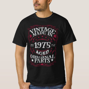 T-shirt Vintage 1975 - Edition limitée - Pièces originales