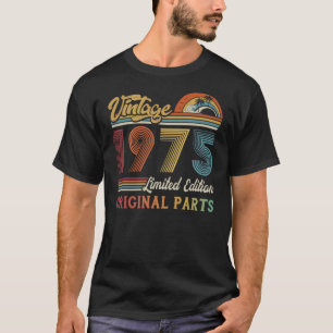 T-shirt Vintage 1975 Édition Limitée Pièces originales