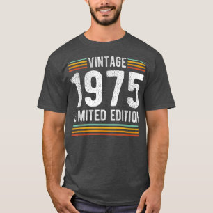 T-shirt Vintage 1975 Limited Edition 47 Ans Anniversaire 4