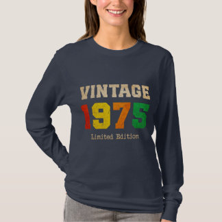 T-shirt Vintage 1975 Limited Edition - 50e anniversaire Re
