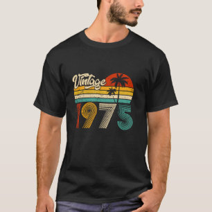 T-shirt Vintage 1975 Né En 1975 50e Anniversaire Cadeaux 5