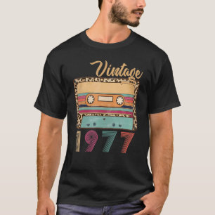 T-shirt Vintage 1977 Anniversaire Vintage Rétro Anniversai