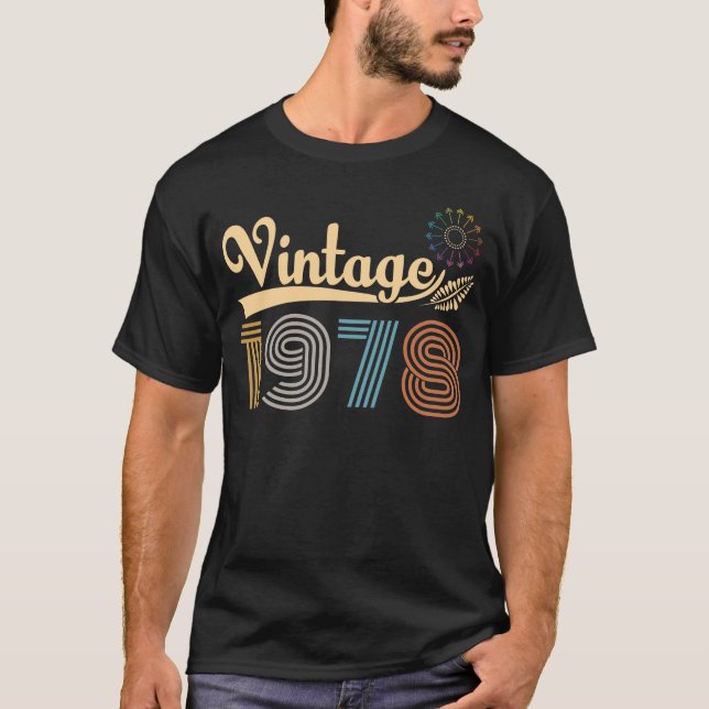 T-shirt vintage 1978 (Devant)