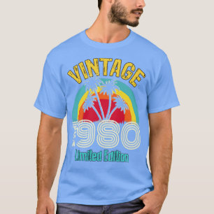 T-shirt Vintage 1980 limited edition1