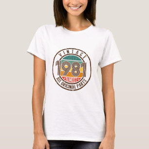 T-shirt Vintage 1981
