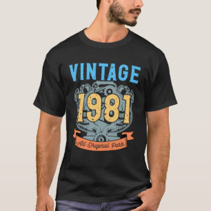 T-shirt Vintage 1981 Toutes les pièces d'origine
