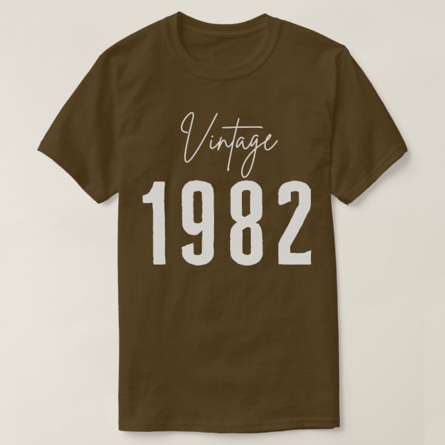 T-shirt Vintage 1982 11 (Design devant)